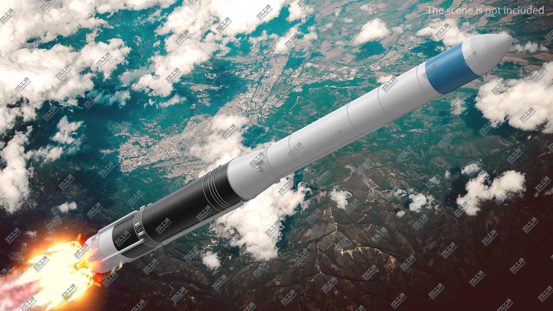 images/goods_img/202105073/Three Stage Carrier Rocket 3D model/4.jpg
